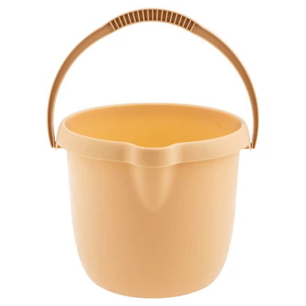 Ведро пластмассовое круглое Palisad 12 л, бежевое, Home 929495 купить в Уфе