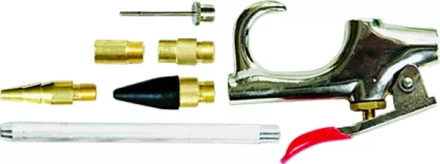 Набор продувочный пистолет пневмат. в комплекте с насадками 6 шт  MATRIX 57336 купить в Уфе