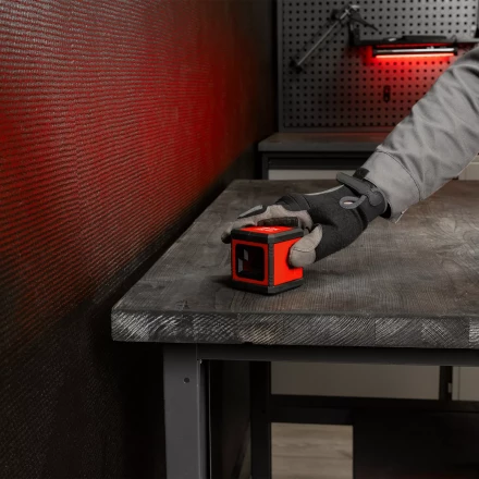 Лазерный уровень MTX XQB RED Basic SET, 10 м, красный луч, батарейки, резьба 1/4&quot; 35018 купить в Уфе