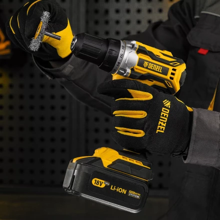 Щетка для дрели, 50 мм, Плоская, со шпилькой, нержавеющая витая проволока Denzel 744623 купить в Уфе