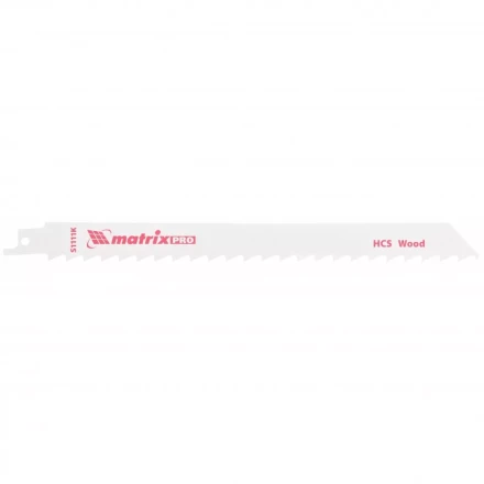 Полотна по дереву для сабельной пилы S1111K 200/8,5мм HCS 2 штуки  PRO Matrix 782012 купить в Уфе