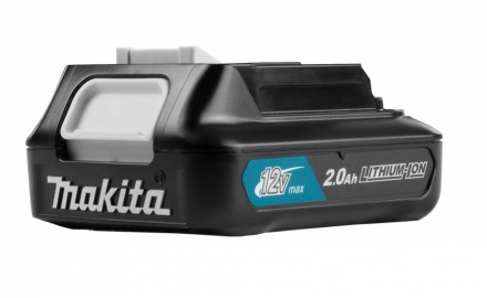 Аккумулятор Makita BL1021B, 12 В, 2 Ач, Li-Ion (197396-9) купить в Уфе