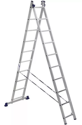 Лестница 2-х секционная алюминиевая 2*10 1013298 купить в Уфе