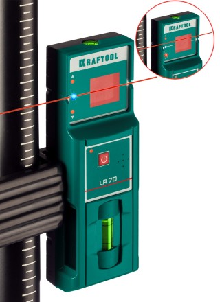 Детектор для линейного нивелира, KRAFTOOL 34607 купить в Уфе