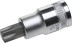Торцовая бита-головка KRAFTOOL &quot;INDUSTRIE QUALITAT&quot;, материал S2, TORX, сатинированная, 1/2&quot;, Т55 27905-55_z01 купить в Уфе