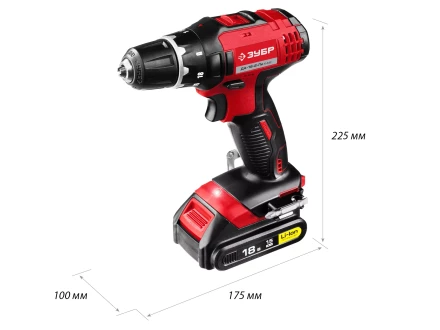 Дрель-шуруповерт 2 АКБ ДА-18-2-Ли КНМ2 серия МАСТЕР купить в Уфе