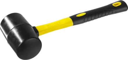 Киянка STAYER &quot;PROFESSIONAL&quot; резиновая ЧЕРНАЯ, с фиберглассовой ручкой 2054-75 купить в Уфе