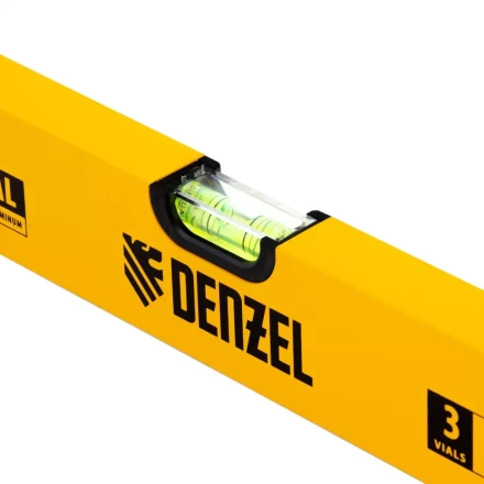Уровень алюминиевый, 1500 мм, фрезерованный, 3 глазка Denzel 33685 купить в Уфе