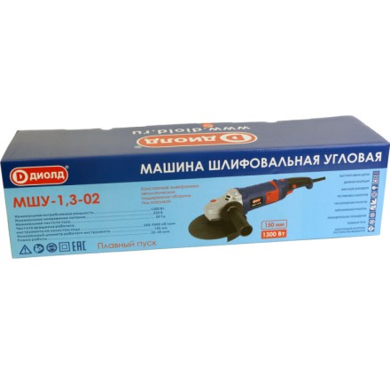 Угловая шлифмашина (болгарка) Диолд МШУ-1,3-02 (константная электроника) купить в Уфе
