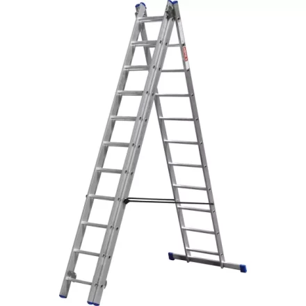 Лестница ЗУБР универсальная, трехсекционная со стабилизатором, 11 ступеней 38831-11 купить в Уфе