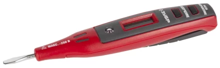 Тестер ЗУБР цифровой со световым индикатором, 12-220В, 140мм 59700 купить в Уфе