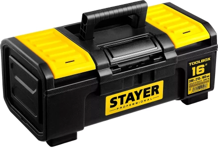 Ящик для инструмента &quot;TOOLBOX-16&quot; пластиковый, STAYER Professional 38167-16 купить в Уфе