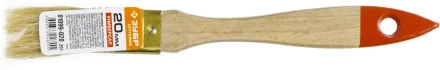 Кисть плоская ЗУБР &quot;УНИВЕРСАЛ-ОПТИМА&quot;, светлая щетина, деревянная ручка, 20мм 01099-020_z01 купить в Уфе
