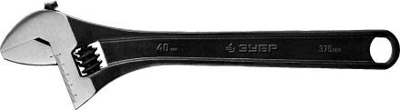 ЗУБР 375/40 мм, разводной ключ (27251-37) купить в Уфе