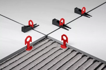 ЗУБР СВП, комплект: 1,0 мм, зажим + клин, 250 + 250 шт, система выравнивания плитки (33851-H250) купить в Уфе