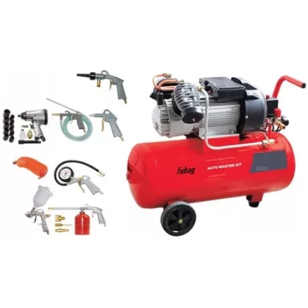 Компрессор масляный поршневой прямой привод Fubag VDC/50 AUTO MASTER KIT+10 купить в Уфе