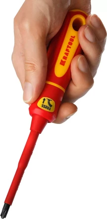 Набор "Х-Drive ELECTRO": Высоковольтные отвертки, сменные стержни, ключи специальные, до 1000В, 18 предм, KRAFTOOL 220092-H18 купить в Уфе