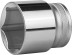 Торцовая головка KRAFTOOL &quot;INDUSTRIE QUALITAT&quot;, Cr-V, FLANK, хромосатинированная, 1/2&quot;, 32 мм 27805-32_z01 купить в Уфе