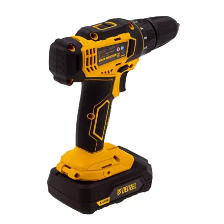 Дрель-шуруповерт аккумуляторная Denzel 26115, CDL-18-01CB, Li-Ion, 18 В, 1 аккумулятор купить в Уфе