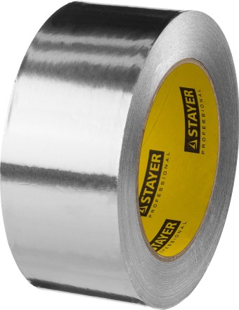 Алюминиевая лента, STAYER Professional 12268-50-50, до 120°С, 50мкм, 50мм х 50м 12268-50-50 купить в Уфе