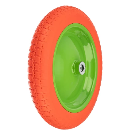 Колесо полиуретановое Сибртех 3.00-8, длина оси 90 мм, подшипник 16 мм, 689755 купить в Уфе