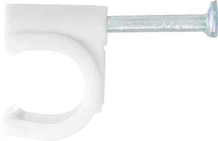 Скобы электроустановочные 9 мм круглый профиль 40 шт  СИБРТЕХ 47520 купить в Уфе