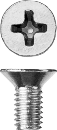 Винт ЗУБР &quot;МАСТЕР&quot; DIN 965, класс прочности 4.8, оцинкованный, M5x10мм, 5кг 303110-05-010 купить в Уфе