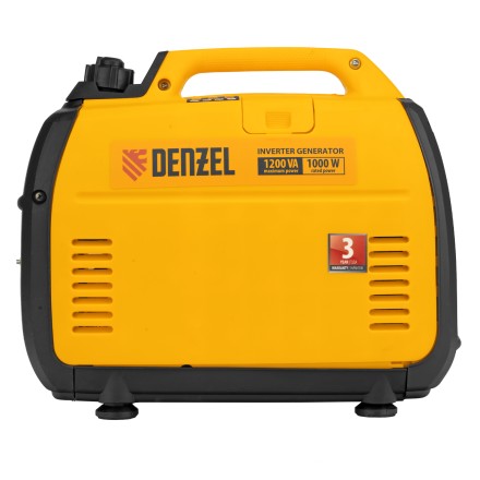 Генератор инверторный Denzel GT-1200iS, 1.2 кВт, 230 В, бак 2.4 л, закрытый корпус, ручной старт купить в Уфе