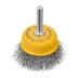 Щетка для дрели, 50 мм, Чашка, со шпилькой, нержавеющая витая проволока Denzel 744633 купить в Уфе
