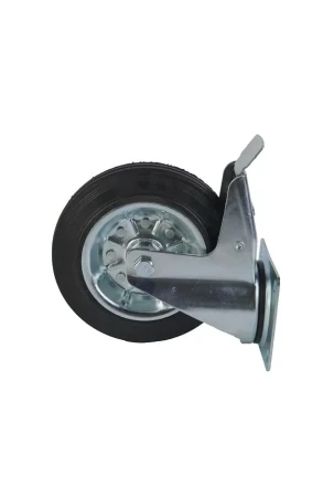 Колесо поворотное усиленное резина SRCB 80 200 мм с тормозом 1027198 купить в Уфе