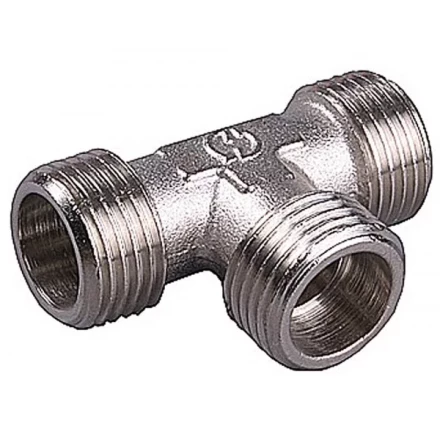 Тройник GENERAL FITTINGS никелированная латунь, ш/ш/ш, 1/2&quot; 51051-1/2 купить в Уфе