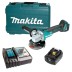 Аккумуляторная углошлифовальная машина Makita DGA504RT (1* АКБ 5Ач, ЗУ) купить в Уфе