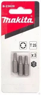 Биты Makita Тоrх Т25 25мм 3шт (B-23628) купить в Уфе