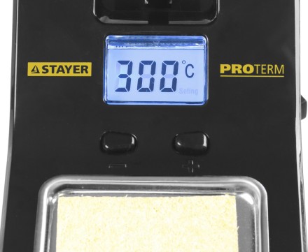 Паяльная станция STAYER &quot;PROFI&quot; цифровая с ЖК дисплеем, диапазон 160-520°C, шаг 10°C, 48Вт 55370 купить в Уфе