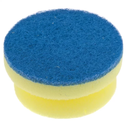 Губки для посуды c тефлоновым покрытием круглые d 95х50 мм 2 шт в картоне ТМ Elfe 92361 купить в Уфе