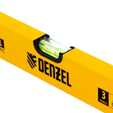 Уровень алюминиевый, 2000 мм, фрезерованный, 3 глазка Denzel 33686 купить в Уфе