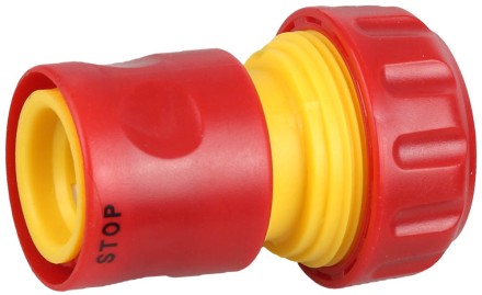 Соединитель GRINDA с автостопом, из ударопрочной пластмассы, 3/4&quot; 8-426330_z01 купить в Уфе