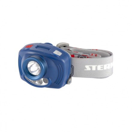 Фонарь налобный Extreme ABS 3 режима ИК сенсор CREE XP-E LED 3 Вт 120 Лм + 2 red 8 ч 3хААА Stern 90566 купить в Уфе