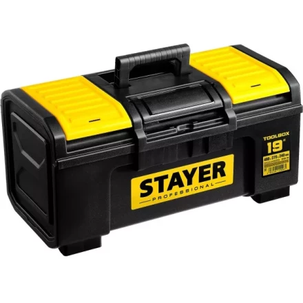 Ящик для инструмента &quot;TOOLBOX-19&quot; пластиковый, STAYER Professional 38167-19 купить в Уфе
