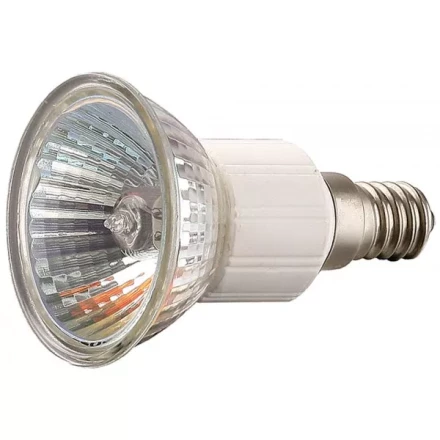 Лампа галогенная СВЕТОЗАР с защитным стеклом, цоколь E14, диаметр 51мм, 35Вт, 220В SV-44833 купить в Уфе