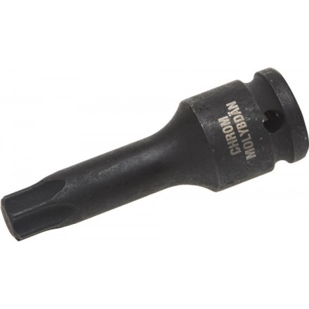 Торцовая головка KRAFTOOL &quot;INDUSTRIE QUALITAT&quot; ударная (1/2&quot;), TORX, Cr-Mo, фосфатированная, T60 27952-60_z01 купить в Уфе