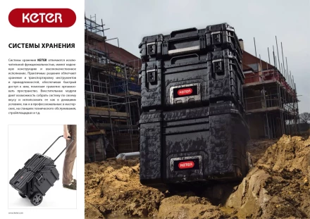 Ящик с 2 выдвижными полками &quot;DRAWER-2&quot;, 22&quot; KETER 38382-2 купить в Уфе