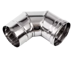 Колено дымохода 90° из нержавеющей стали (Диаметр 150 мм) для теплогенераторов BALLU EC, VERTIGO