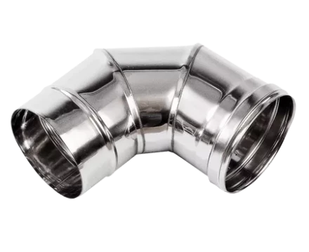 Колено дымохода 90° из нержавеющей стали (Диаметр 150 мм) для теплогенераторов BALLU EC, VERTIGO купить в Уфе