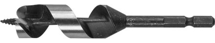 ЗУБР. Сверло по дереву, спираль Левиса, шестигранный хвостовик 1/4&quot;, 16х120мм 29483-120-16 купить в Уфе