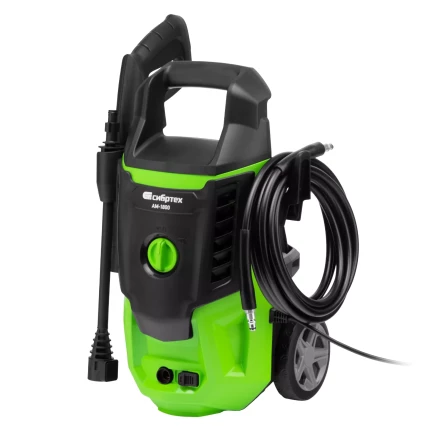 Моечная машина высокого давления Сибртех АМ-1800 58226, 1800 Вт, 140 бар, 350 л/ч, колесная купить в Уфе