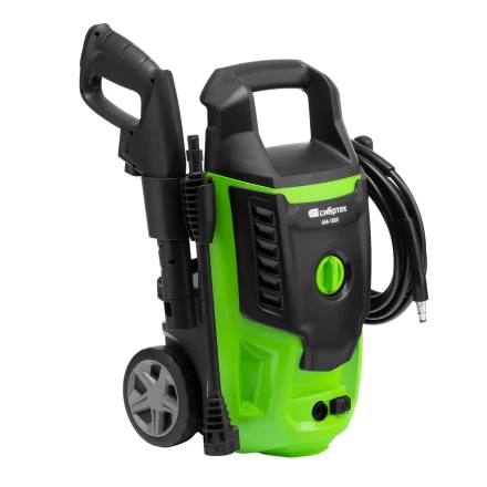 Моечная машина высокого давления Сибртех АМ-1800 58226, 1800 Вт, 140 бар, 350 л/ч, колесная купить в Уфе