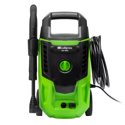 Моечная машина высокого давления Сибртех АМ-1800 58226, 1800 Вт, 140 бар, 350 л/ч, колесная купить в Уфе