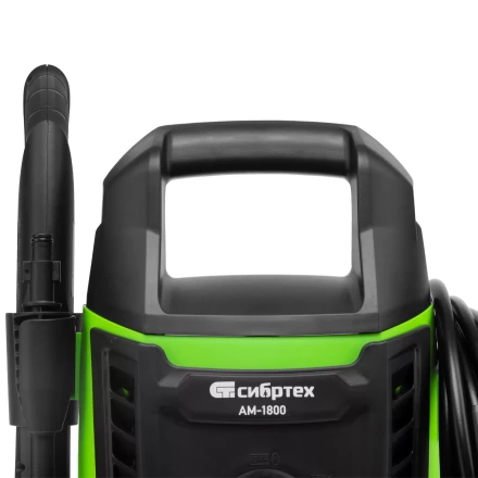 Моечная машина высокого давления Сибртех АМ-1800 58226, 1800 Вт, 140 бар, 350 л/ч, колесная купить в Уфе