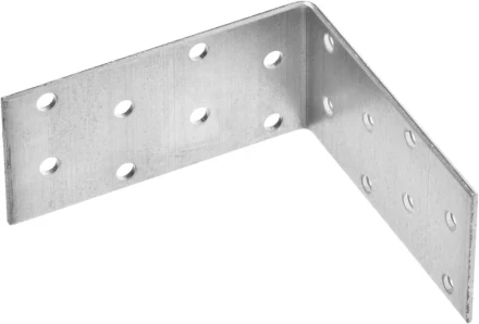 Крепежный угол ЗУБР &quot;МАСТЕР&quot; равносторонний, 40х80х80мм, 20шт 310205-040-080 купить в Уфе